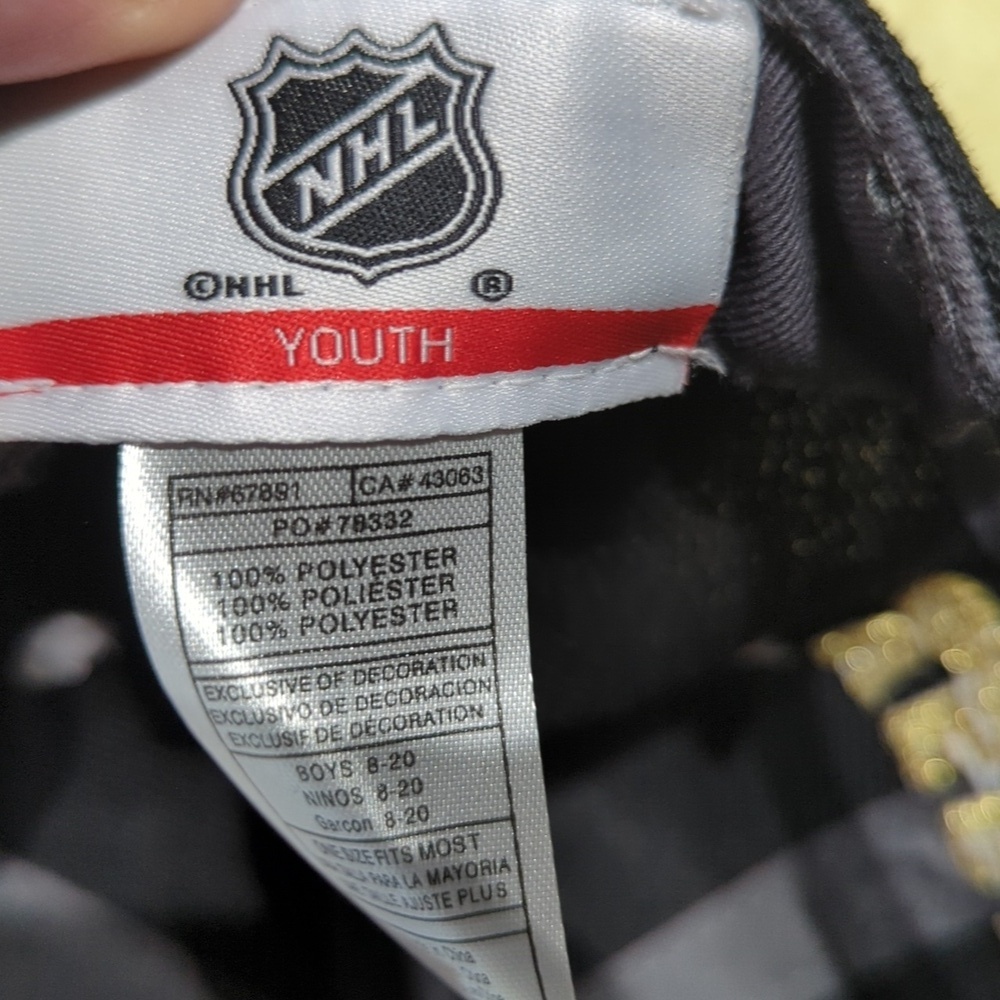 Black and Gold Vegas Golden Knights Logo Cap Youth!! New!! - Picture 6 of 11